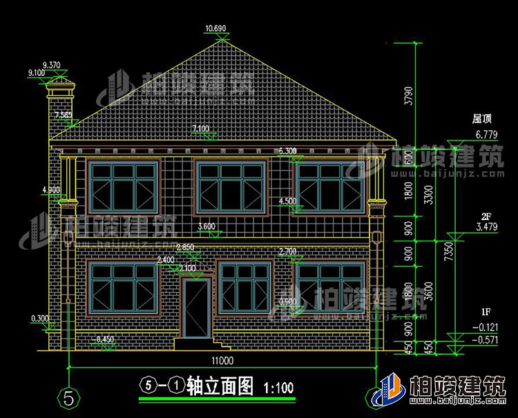 農(nóng)村二層別墅圖片大全 新款BZ2563-簡歐風(fēng)格