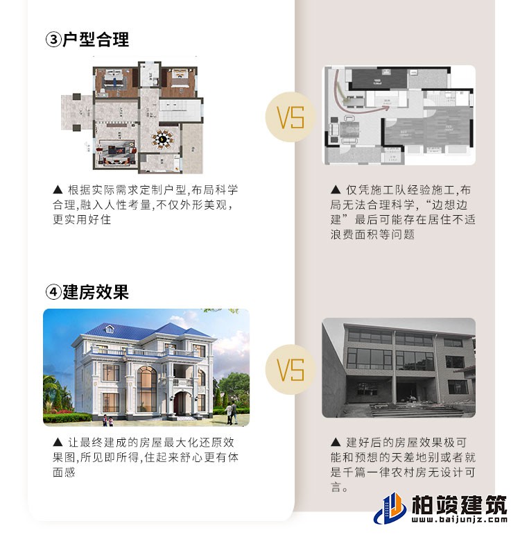 歐式風格豪華自建房B1001-簡歐風格