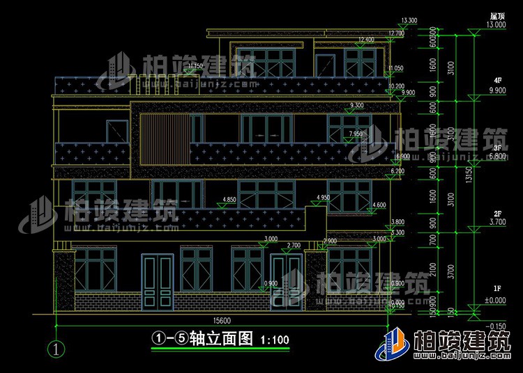 正立面圖