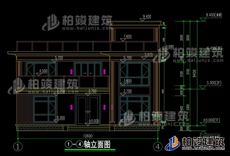 正立面圖